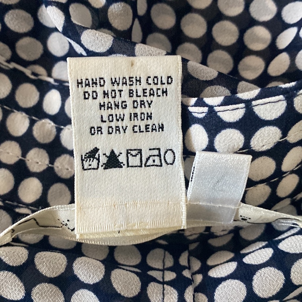 Max Studio Polka Dot Print Flutter Sleeve Elastic… - image 8